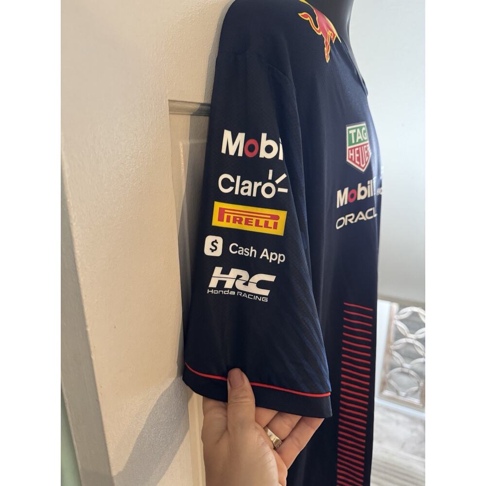 Men’s Castore Oracle Red Bull Racing Shirt Size 4XL - Picture 3 of 6